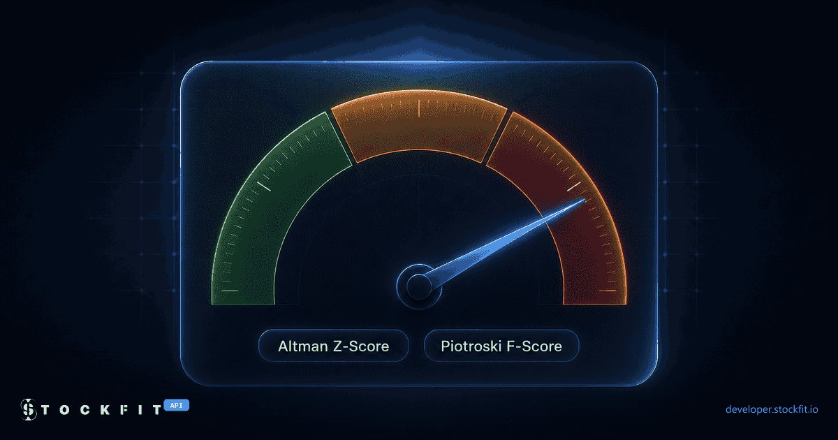 Financial Health Score API: Point-in-Time Data